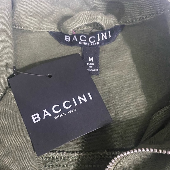 Baccini Fleet Army Green Utility Jacket Size Medium. NWT - Picture 6 of 11